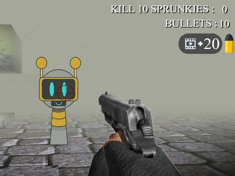 Spel SPRUNKI 3D SHOOTER aanlyn