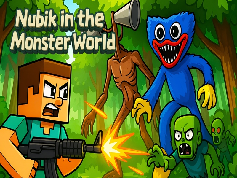 Spel Nubik in die monsterwêreld aanlyn