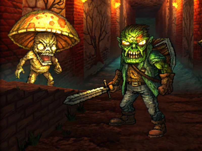 Spel Monster Slayer smelt en oorleef aanlyn