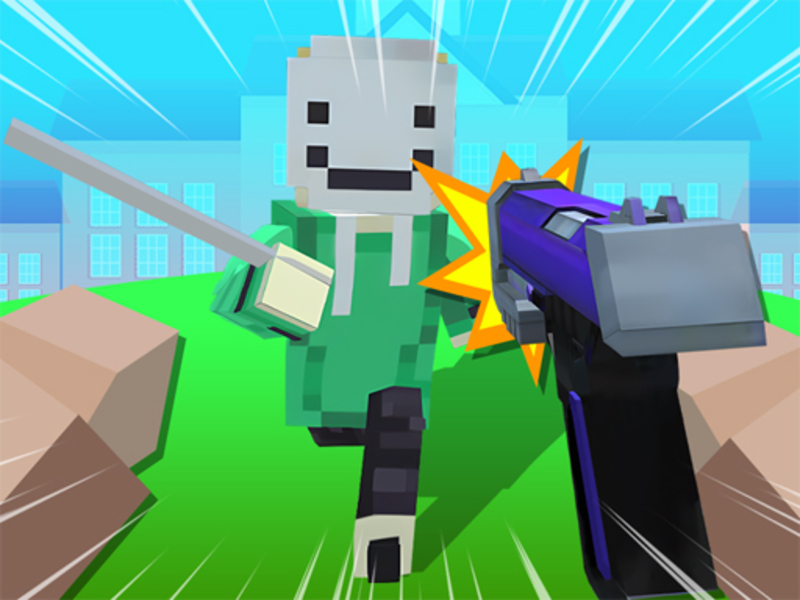 Spel Blok Craft 3D-skool aanlyn