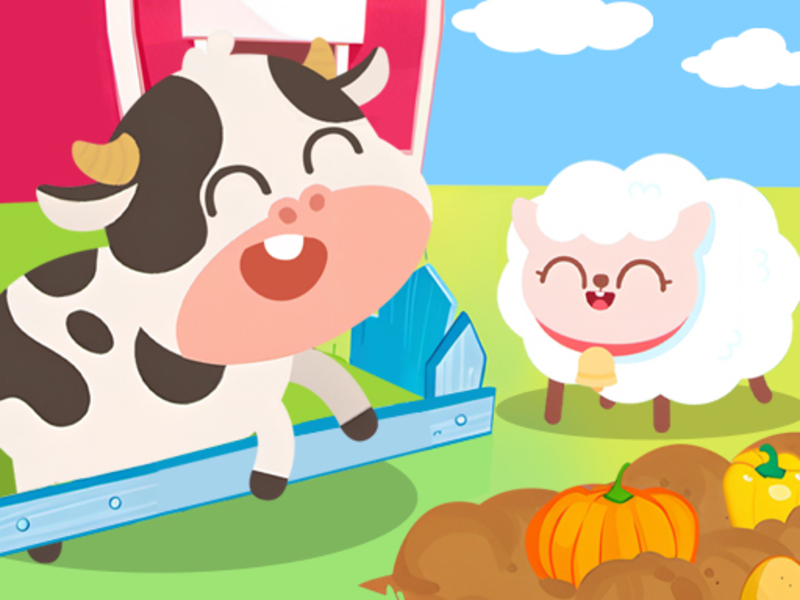 Spel Kinders Happy Farm Dudu aanlyn