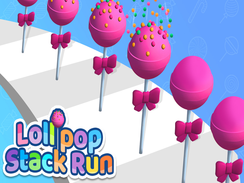 Spel Lollipop Stack Run aanlyn