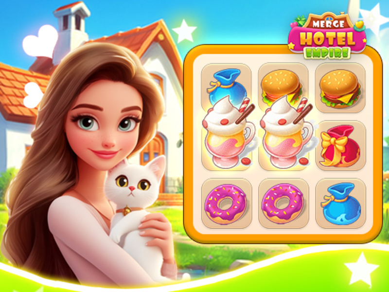 Spel Merge Hotel Empire aanlyn