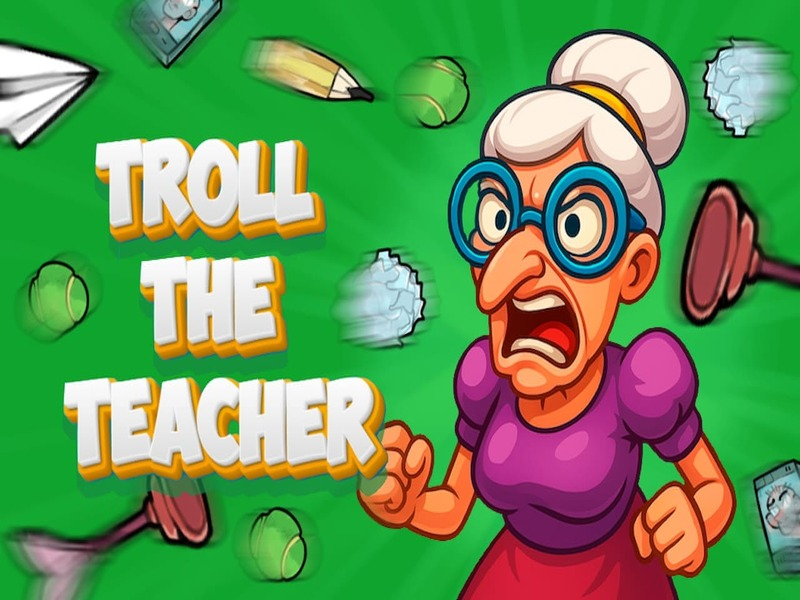 Spel Troll die onderwyser aanlyn