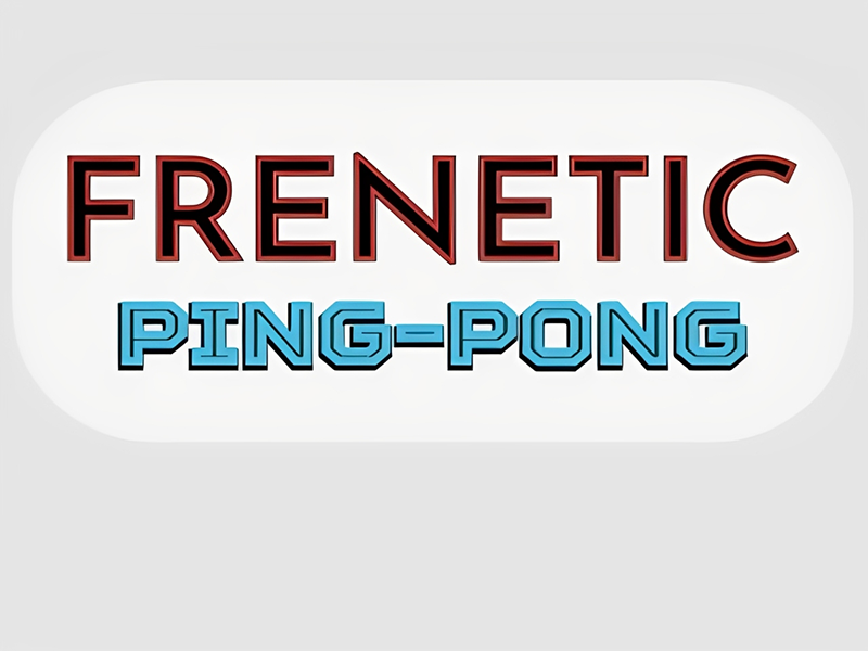 Spel Frenetiese ping pong aanlyn