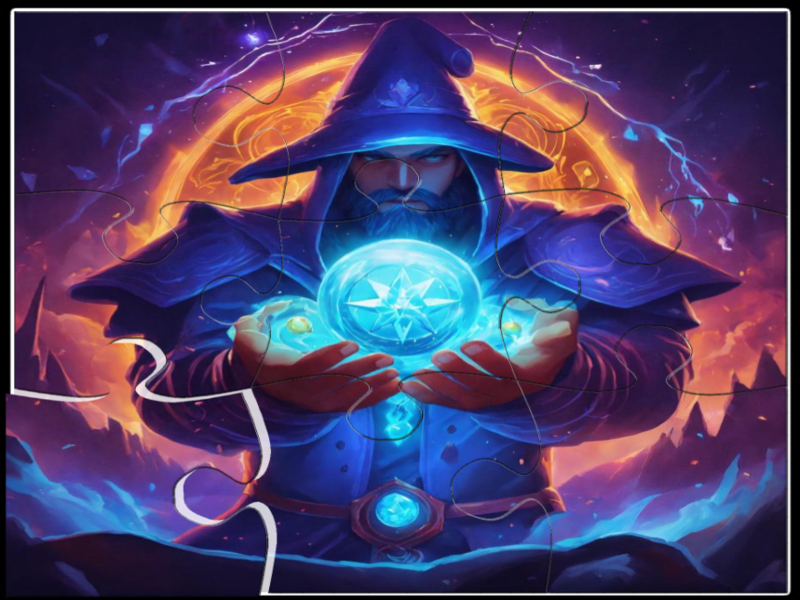 Spel Wizard Jigsaw Puzzle aanlyn