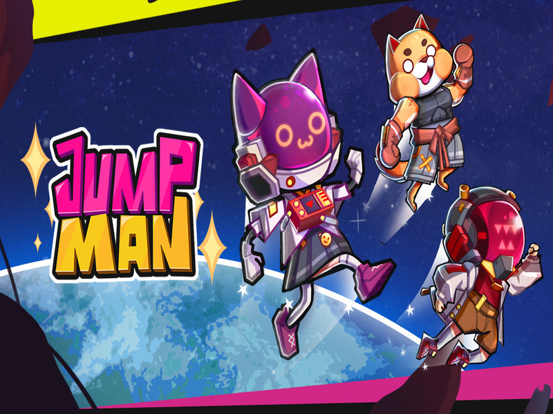 Spel Jump man aanlyn