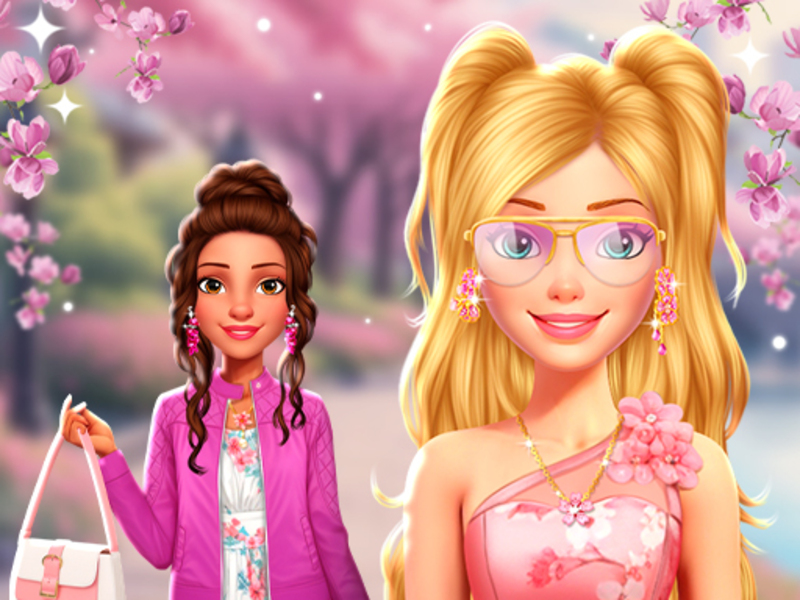 Spel BFFS Cherry Blossom-viering aanlyn