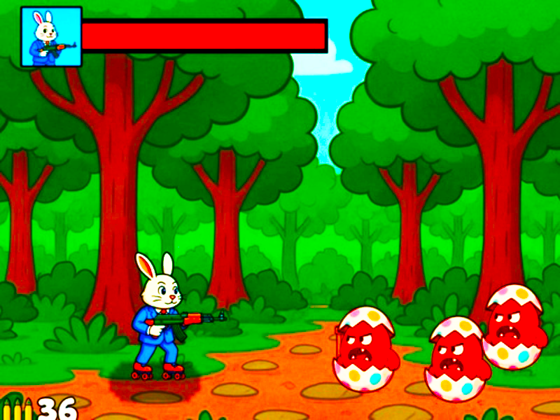 Spel Monsters van paaseiers aanlyn