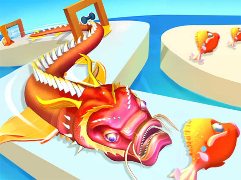 Spel Vissevolusie 3D aanlyn