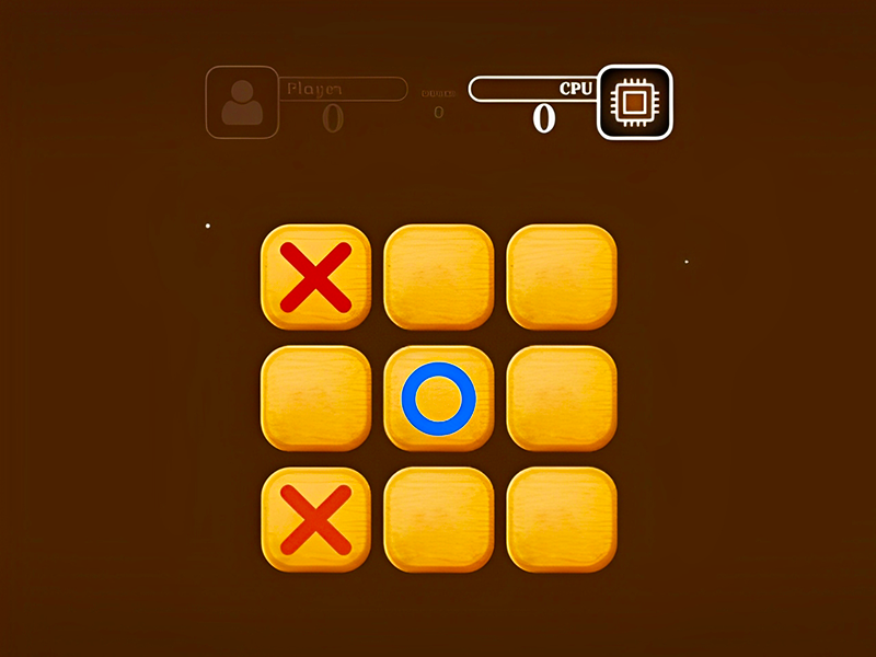 Spel Tic-tac wang aanlyn
