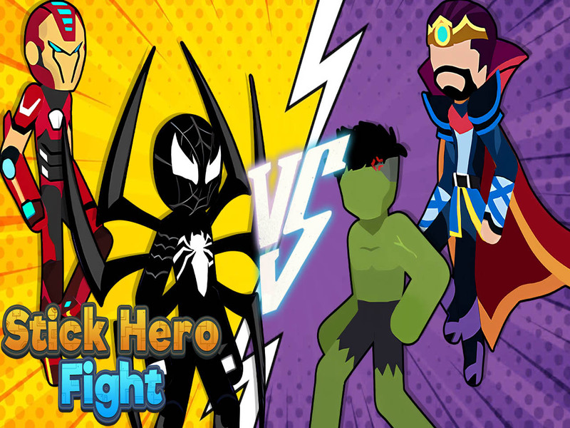 Spel Stick Hero Fight aanlyn