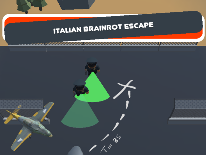 Spel Italiaanse Brainrot Escape aanlyn