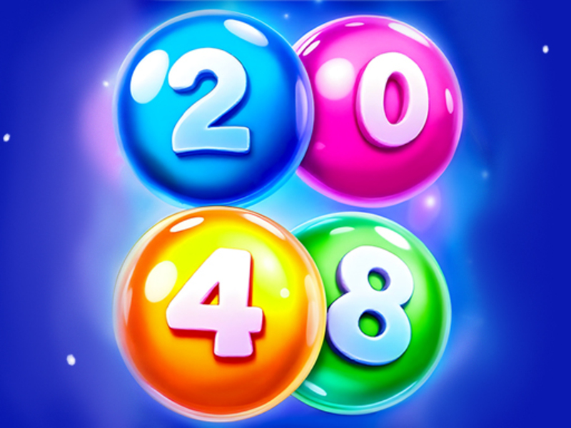 Spel 2048 Wedstrydballe aanlyn