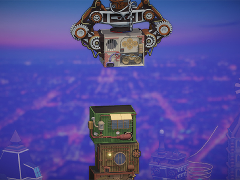 Spel Steampunk Tower Builder aanlyn